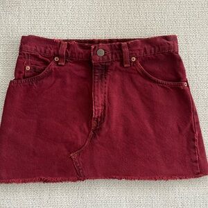 Y2K Levi’s Denim Mini Skirt